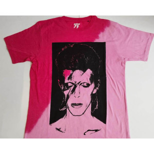 David Bowie - Aladdin Sane Official T Shirt Wash Collection ( Men S ) ***READY TO SHIP from Hong Kong***